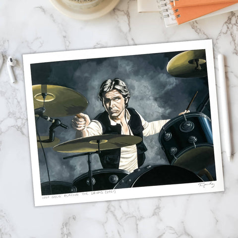 Star Wars Symphony print: Han Solo Playing the Drums - Shop Motif