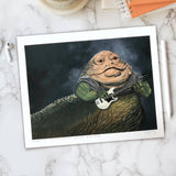 Star Wars Symphony print: Jabba the Hutt Playing the Electric Bass - Shop Motif 