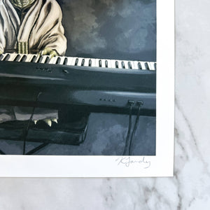 Star Wars Symphony print: Yoda Playing the Piano - Shop Motif 