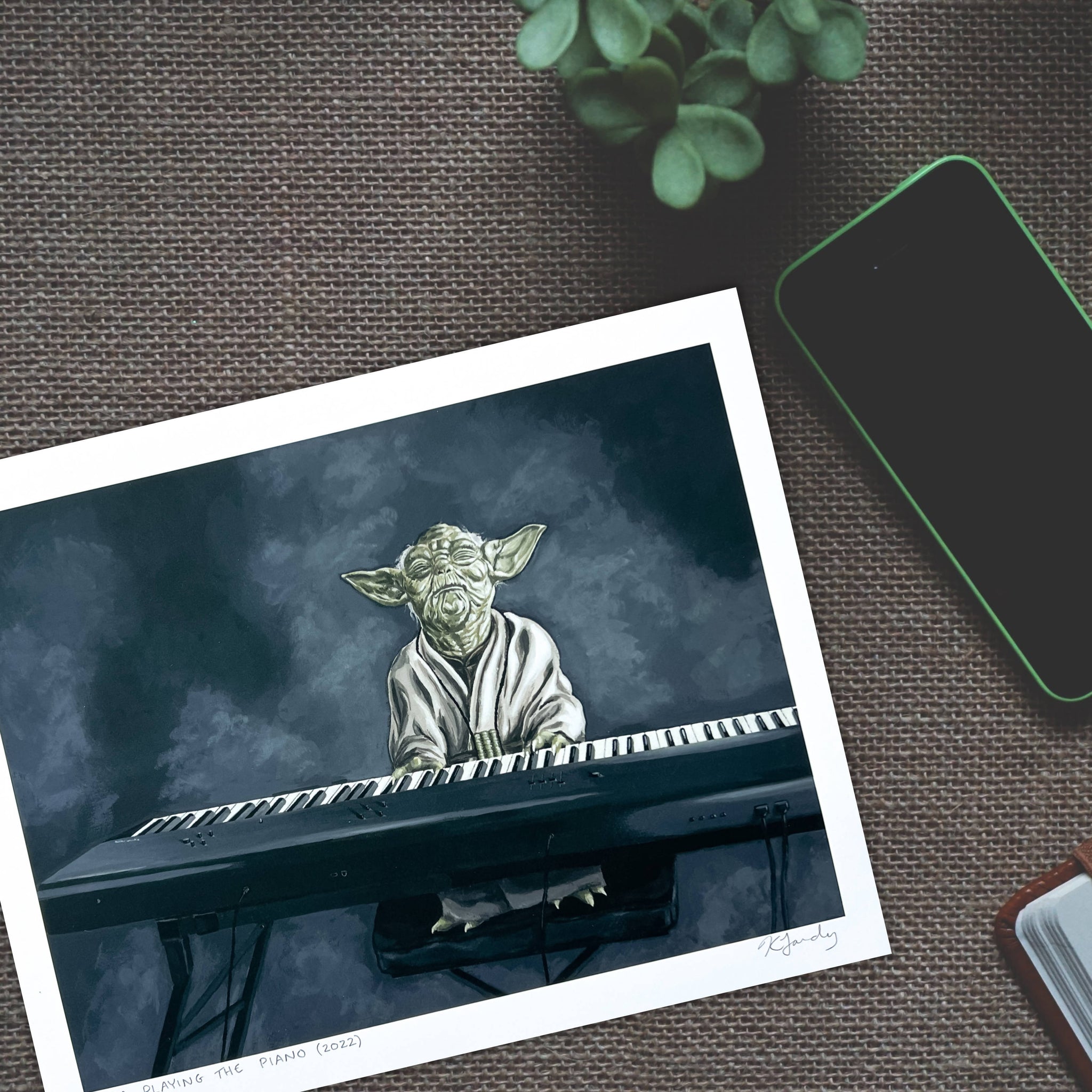 Star Wars Symphony print: Yoda Playing the Piano - Shop Motif