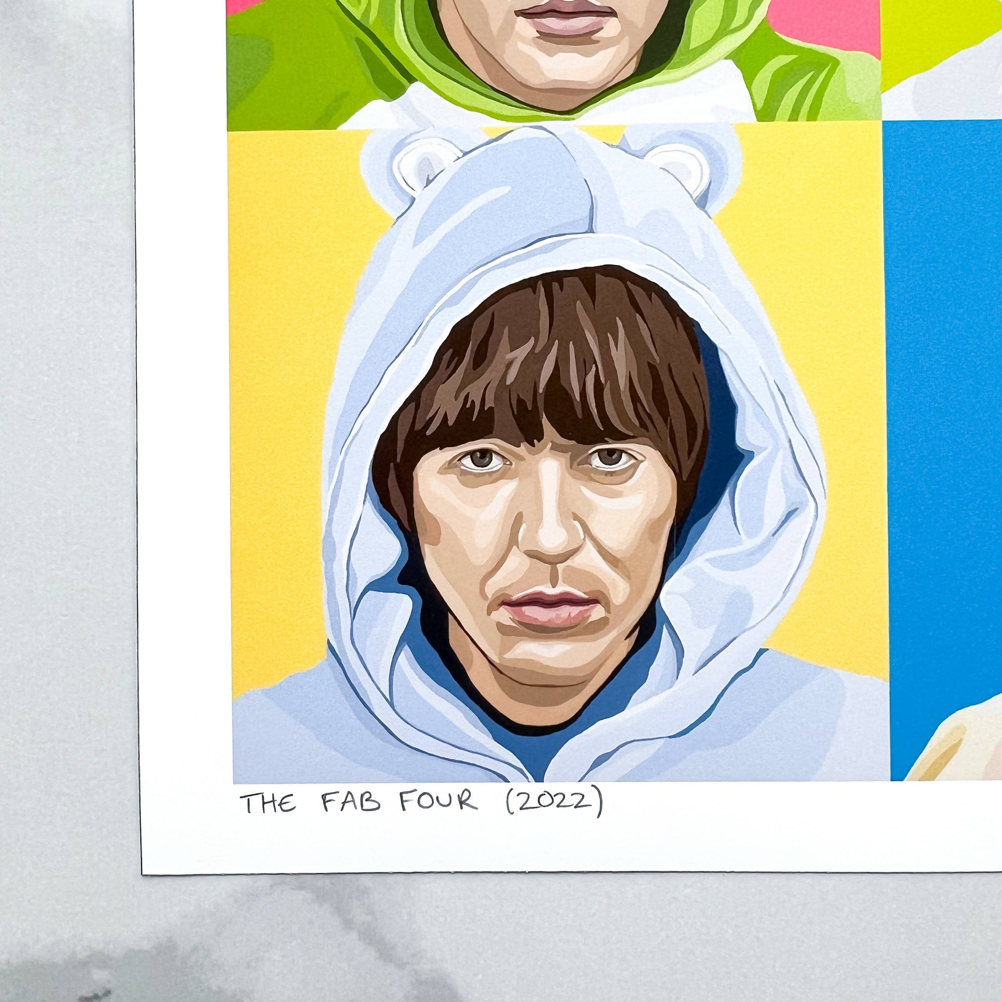 The Fab Four 8x8" art print - Shop Motif