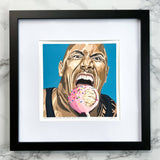 The Rock Is Coming For Your Cake Pop 8x8" art print - Shop Motif 