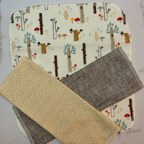 Trees and Toadstools (Ivory)- Unpaper Towels - Shop Motif