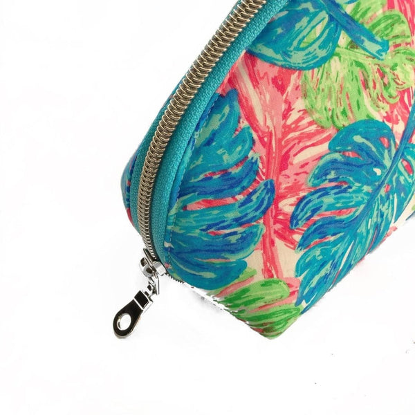 Tropical Leaves Zippered Pouch