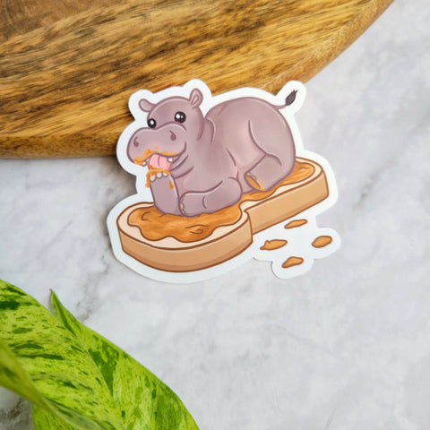 House Hippo 3" Vinyl Sticker