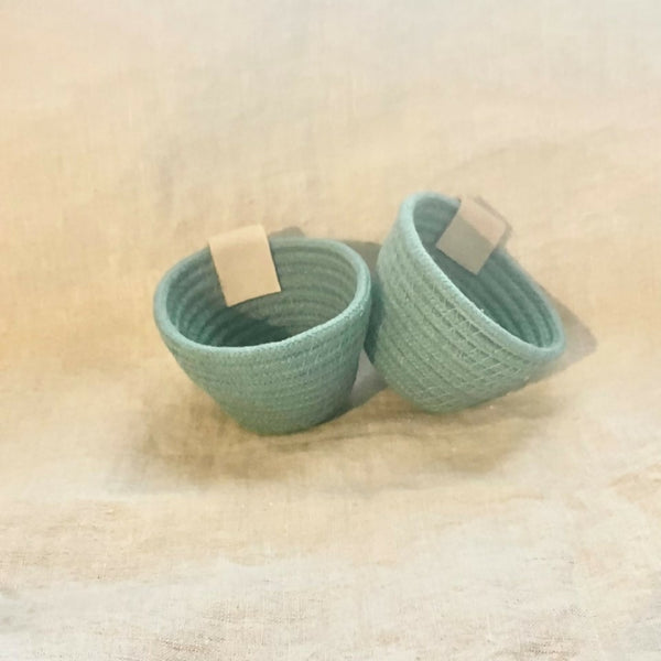 Teal Mini Rope Bowl