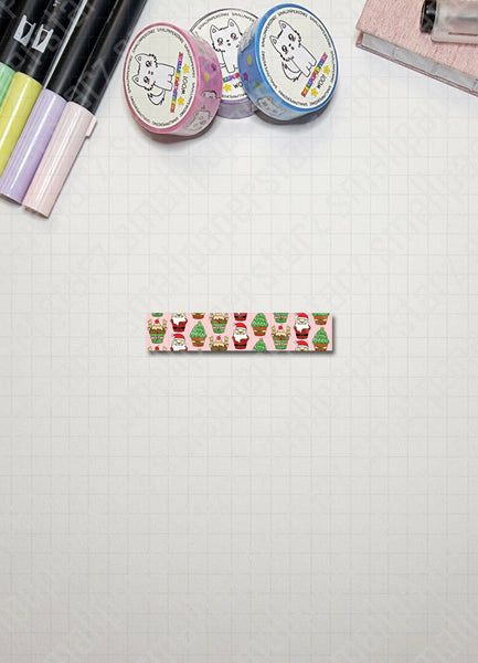 W003 - Sweet Holidays / Christmas Cupcake Washi Tape