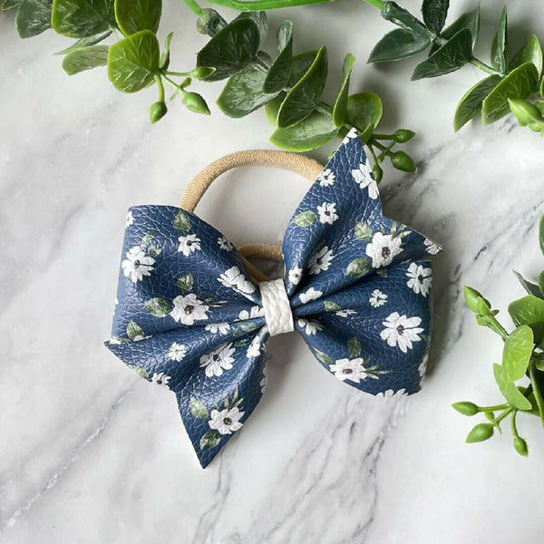 Aegean Blue Floral (Headband) - Larkin