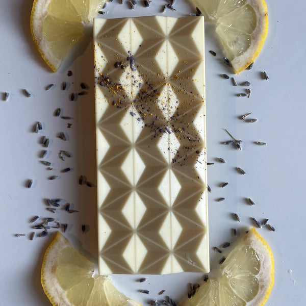 White Chocolate Lemon Lavender Bar - Shop Motif