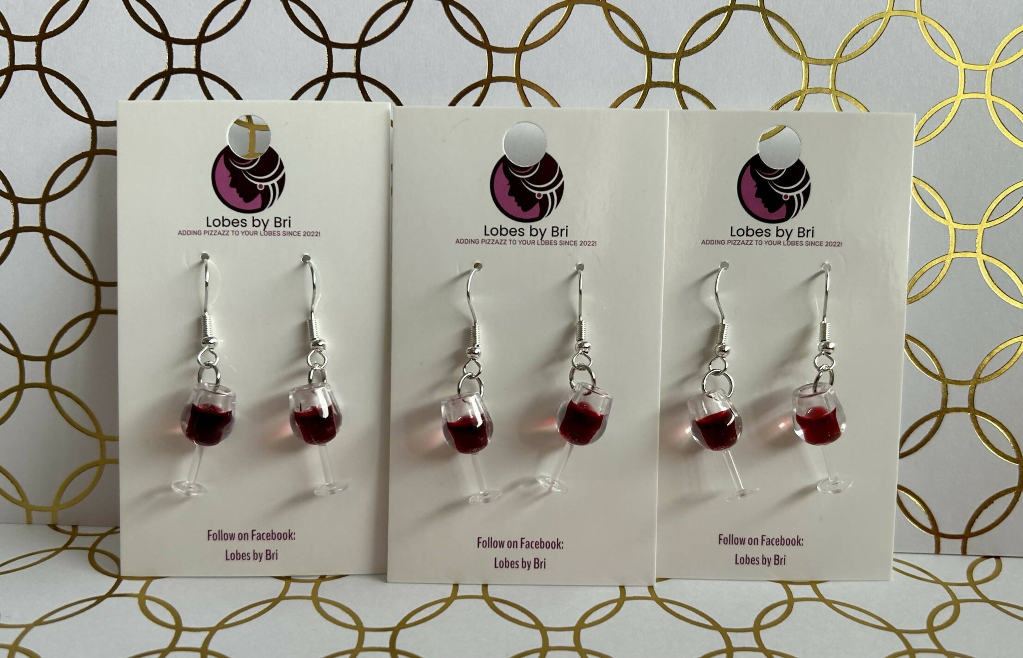 Wine Not? - Wine Glass & Wine Bottle Dangle Earrings - Shop Motif