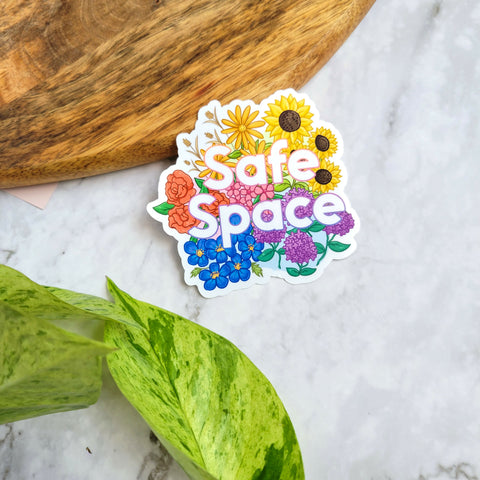 Safe Space 3" Vinyl Sticker