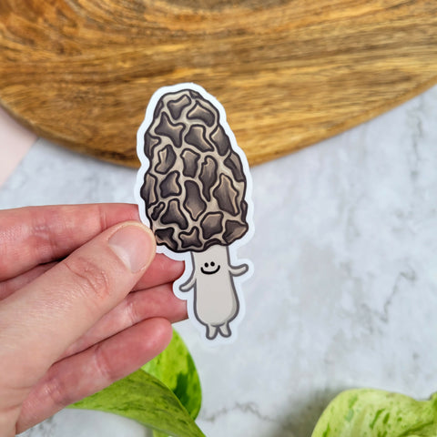 Morel Mushroom 3" Vinyl Sticker