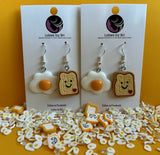 You're my Butter Half - Egg + Toast & Pan + Spatula Dangle Earrings - Shop Motif 