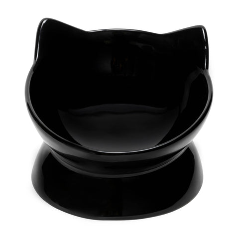 Park Life Designs - Oscar Tilt Cat Dish: Black