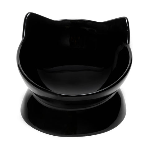 Park Life Designs - Oscar Tilt Cat Dish: White