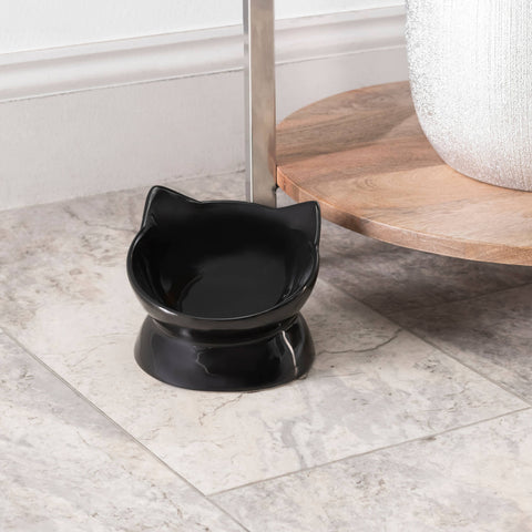 Park Life Designs - Oscar Tilt Cat Dish: Black