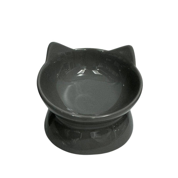 Park Life Designs - Oscar Tilt Cat Dish: White