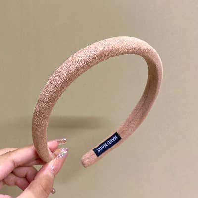 Suede soft thin headband