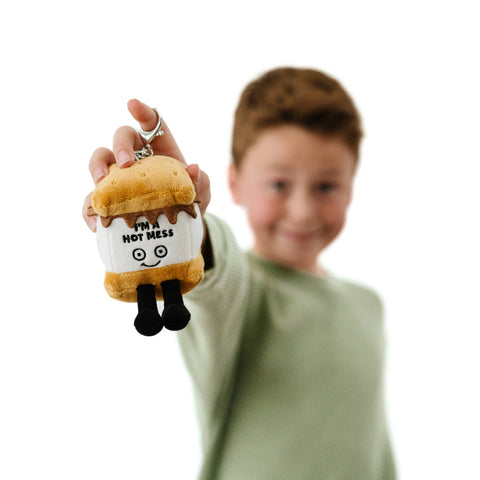 Punchkins - Punchkins Hot Mess S'mores Plush Keychain