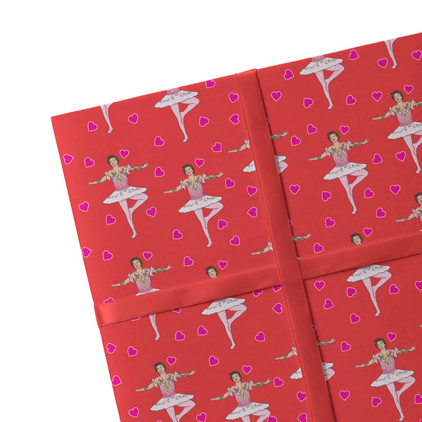 Studio Soph - 2 Sheets Harry Valentines Day Wrapping Paper