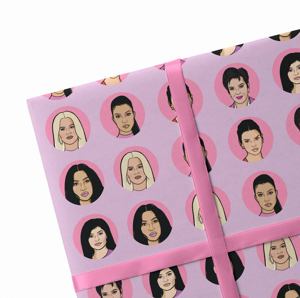 Studio Soph - 2 Sheets Kardashian Wrapping Paper