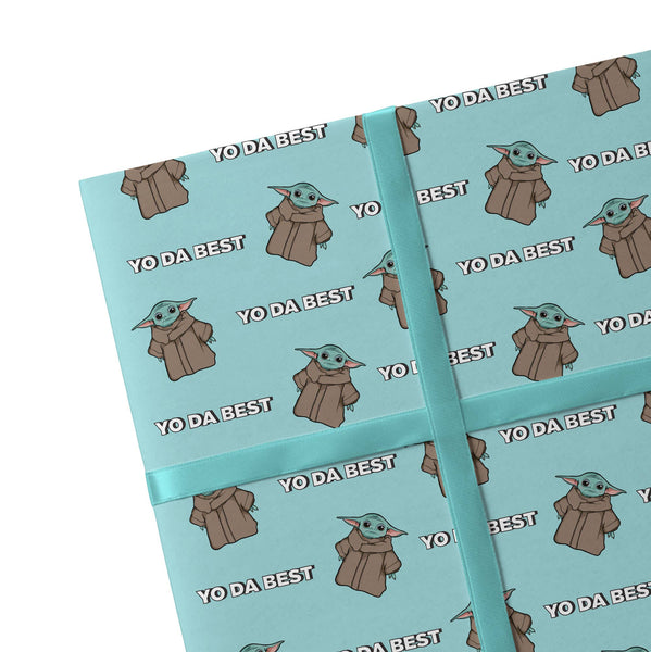 Studio Soph - 2 Sheets Yoda Best Wrapping Paper