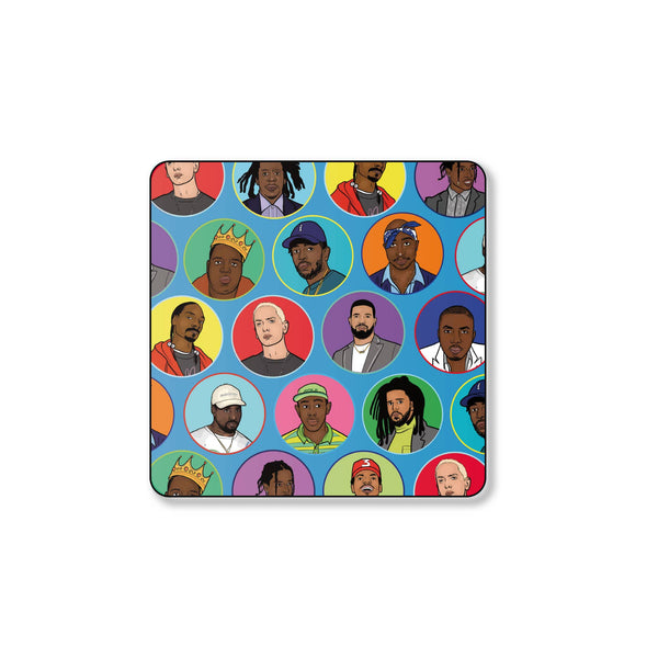 Studio Soph - Rap Legends Square Coaster - Shop Motif