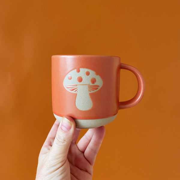 Sunshine Studios - Retro Mushroom Ceramic Mug