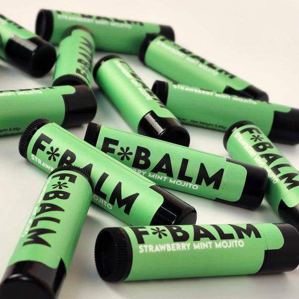 The F*Balm - Strawberry Mint Mojito Moisturizing Flavoured Lip Balm