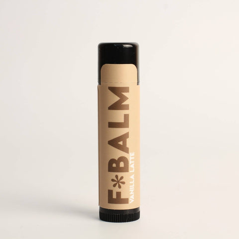 The F*Balm - Vanilla Latte Moisturizing Flavoured Lip Balm - Shop Motif