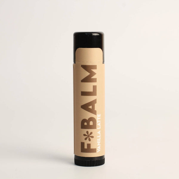 The F*Balm - Vanilla Latte Moisturizing Flavoured Lip Balm