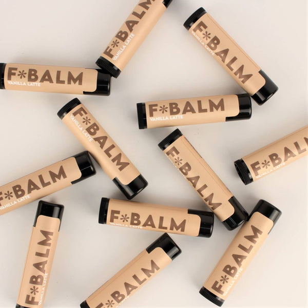 The F*Balm - Vanilla Latte Moisturizing Flavoured Lip Balm